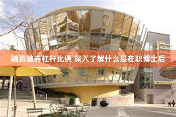 融资融券杠杆比例 深入了解什么是在职博士后